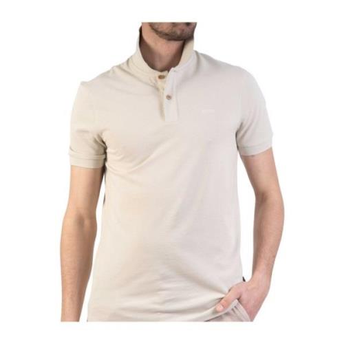 Basis Beige Polo Shirt Hugo Boss , Beige , Heren