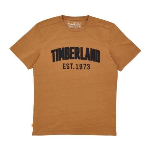 Moderne Was Tee Tarwe Boot T-Shirt Timberland , Brown , Heren