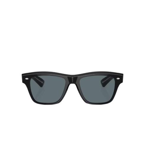 Sixties Sun Vierkante Gepolariseerde Zonnebril Oliver Peoples , Black ...