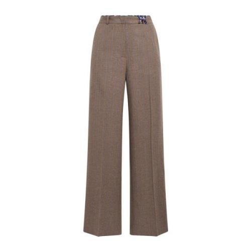 Gestreepte Broek Maliparmi , Gray , Dames