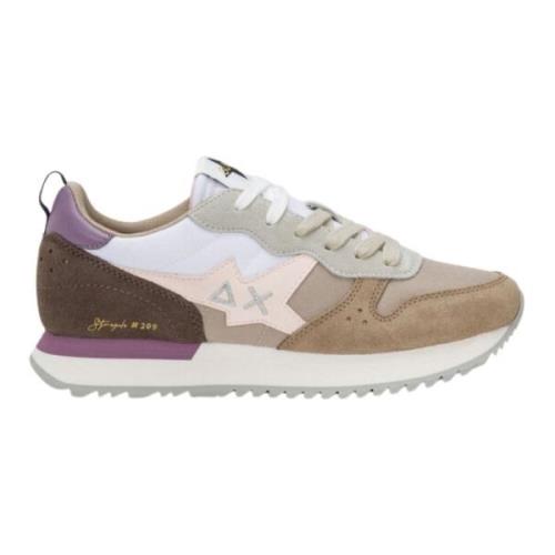 Platte Schoenen Beige Multicolor Stargirl Sun68 , Multicolor , Dames