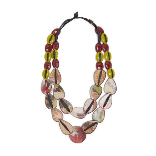 Bloemcapsuleketting Maliparmi , Multicolor , Dames