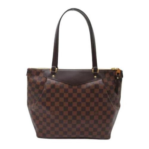 Pre-owned Canvas louis-vuitton-bags Louis Vuitton Vintage , Brown , Da...