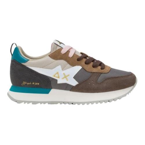 Platte schoenen in grijs multicolor Sun68 , Multicolor , Dames