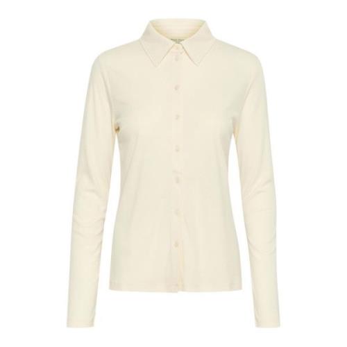 Lissiapw Ts Blouse Birch Part Two , Beige , Dames