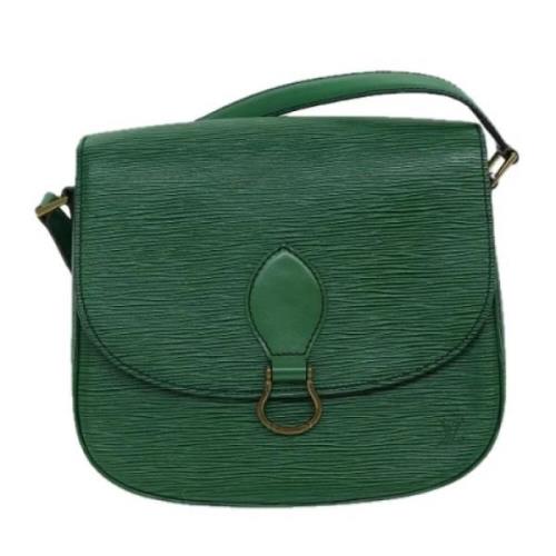 Pre-owned Leather louis-vuitton-bags Louis Vuitton Vintage , Green , D...