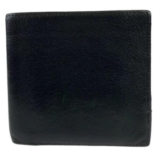 Pre-owned Leather wallets Hermès Vintage , Black , Dames