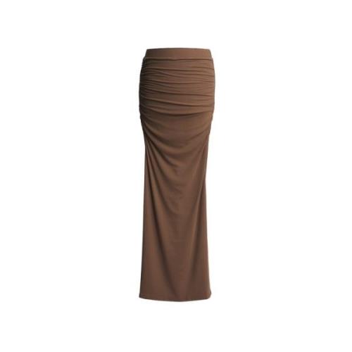 Elegante Palma Rok voor Vrouwen Wakakuu Icons , Brown , Dames