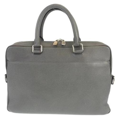 Pre-owned Leather louis-vuitton-bags Louis Vuitton Vintage , Gray , Da...