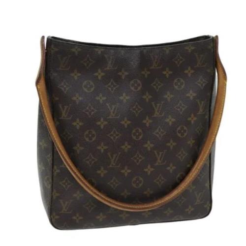 Pre-owned Canvas louis-vuitton-bags Louis Vuitton Vintage , Brown , Da...