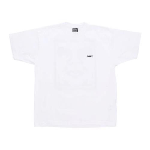 Gedurfd Icoon Zwaar T-shirt Wit Obey , White , Heren