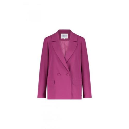 Stijlvolle Blazer voor een chique look Fabienne Chapot , Pink , Dames