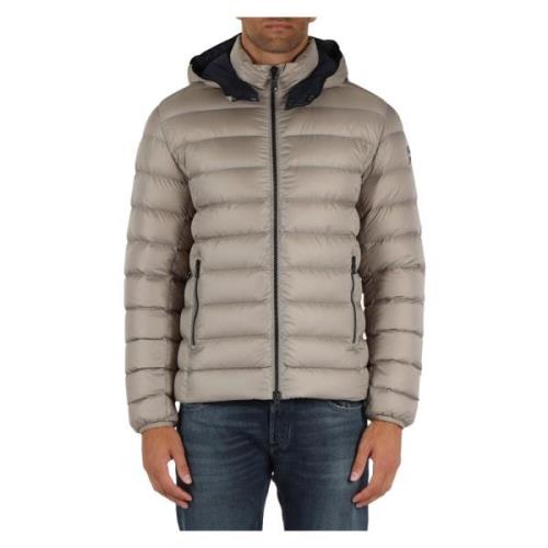 Gewatteerde Hoodie E-Concrete Colmar , Beige , Heren