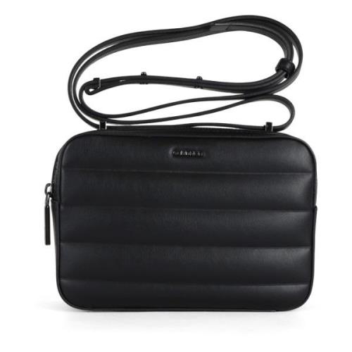 Gewatteerde Eco-Leren Schoudertas Calvin Klein , Black , Dames