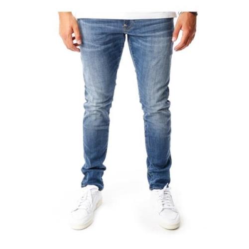 Faded Skinny Fit Jeans G-star , Blue , Heren