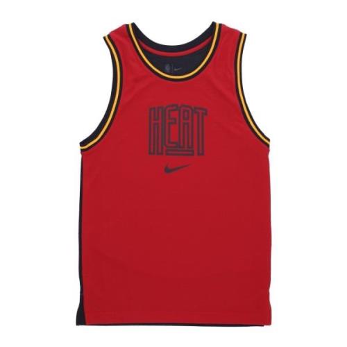 Miami Heat Basketball Tank Top Nike , Red , Heren