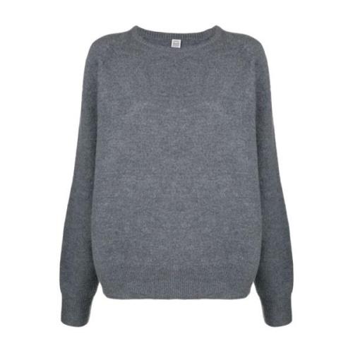 Grijze Wollen Pullover Sweater TotêMe , Gray , Dames