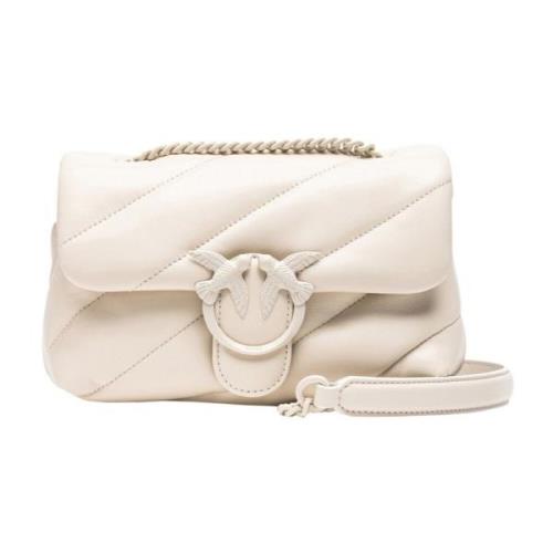 Mini Love Bag Puff Pinko , White , Dames