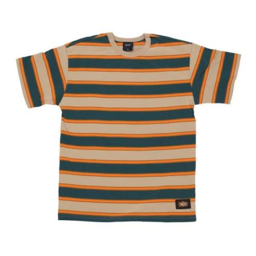 Gestreept Gebreid T-Shirt HUF , Multicolor , Heren