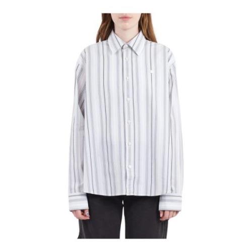 Grijs/Lichtroze Shirt - DO4 Stijl Acne Studios , Gray , Dames