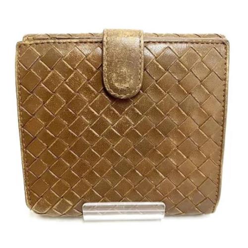 Pre-owned Leather wallets Bottega Veneta Vintage , Brown , Heren