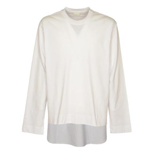 Witte T-shirts en Polos Hemron Dries Van Noten , White , Heren