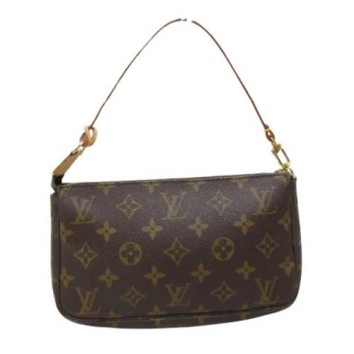 Pre-owned Canvas louis-vuitton-bags Louis Vuitton Vintage , Brown , Da...