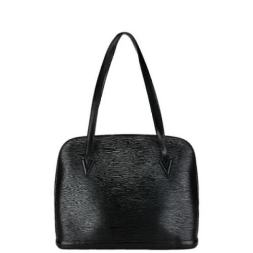 Pre-owned Leather louis-vuitton-bags Louis Vuitton Vintage , Black , D...