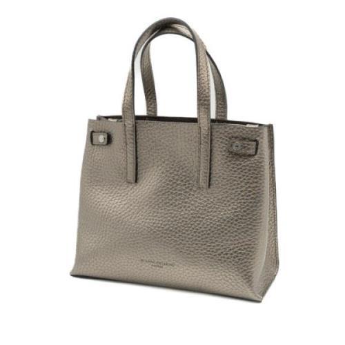 Altea Leren Tas in Pewter Bruin Gianni Chiarini , Brown , Dames