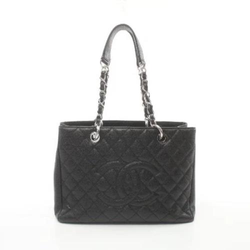 Pre-owned Leather chanel-bags Chanel Vintage , Black , Dames