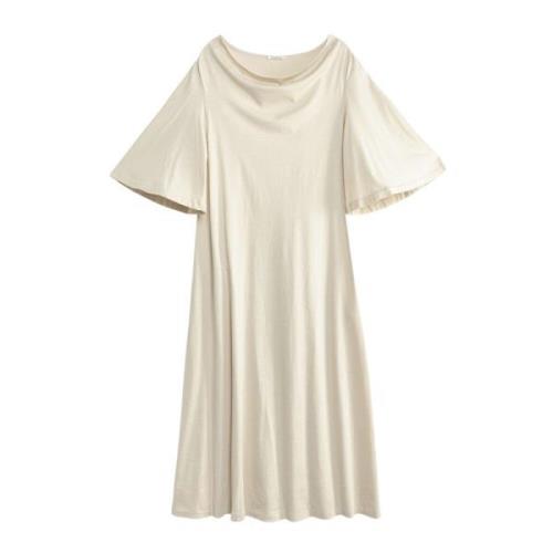 Elegante Zwarte Jurk voor Vrouwen By Herenne Birger , Beige , Dames