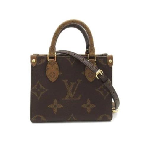 Pre-owned Canvas louis-vuitton-bags Louis Vuitton Vintage , Brown , Da...