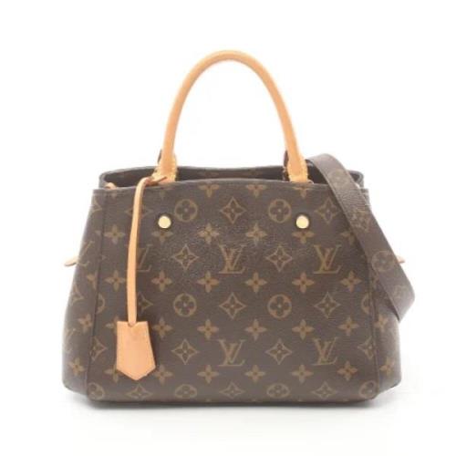 Pre-owned Leather louis-vuitton-bags Louis Vuitton Vintage , Brown , D...