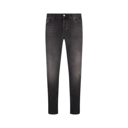 Slim Fit Grijze Jeans Dondup , Gray , Heren