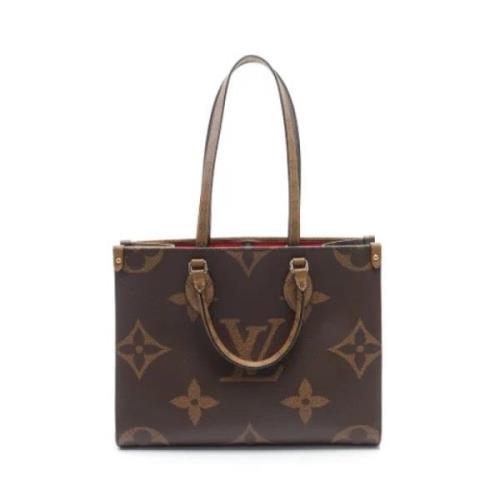 Pre-owned Leather louis-vuitton-bags Louis Vuitton Vintage , Beige , D...