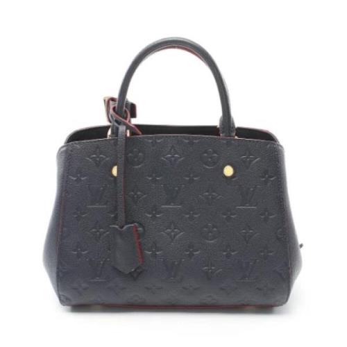 Pre-owned Leather louis-vuitton-bags Louis Vuitton Vintage , Blue , Da...