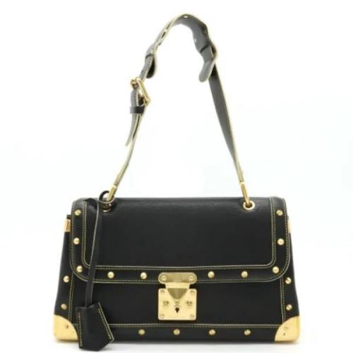 Pre-owned Leather louis-vuitton-bags Louis Vuitton Vintage , Black , D...