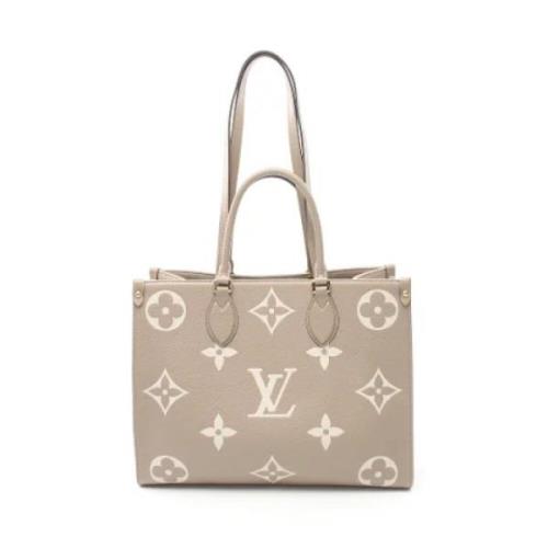 Pre-owned Leather louis-vuitton-bags Louis Vuitton Vintage , Beige , D...