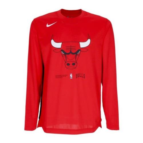 Chicago Bulls Longsleeve T-shirt Nike , Red , Heren