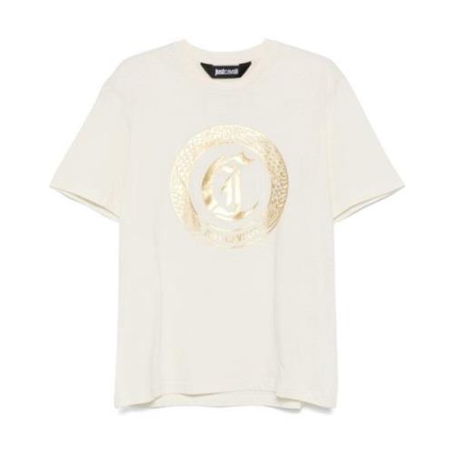 Witte T-shirts en Polos ***cv Just Cavalli , White , Heren