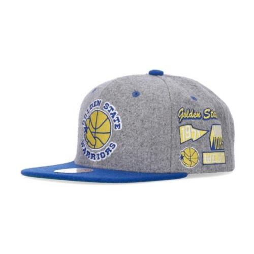 NBA Melton Patch Snapback Cap Mitchell & Ness , Gray , Heren