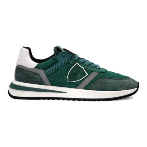 Vintage Style Sneakers Tropez 2.1 Groen Philippe Model , Green , Heren