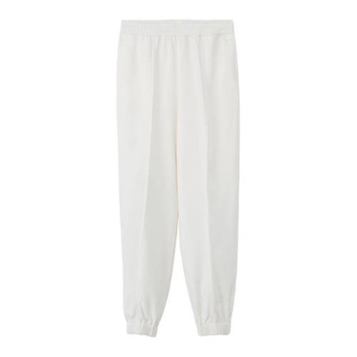 Witte Joggingbroek met Viscose Cady Fabiana Filippi , White , Dames