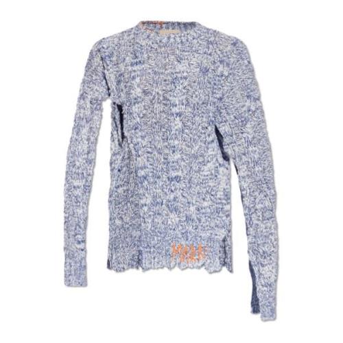 Trui met logo Marni , Blue , Dames