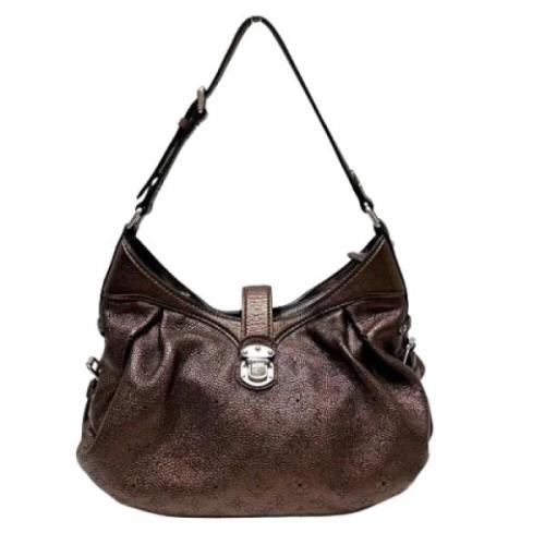 Pre-owned Leather louis-vuitton-bags Louis Vuitton Vintage , Gray , Da...