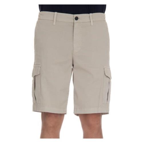 Grijze Shorts met Rits en Zakken Eleventy , Gray , Heren