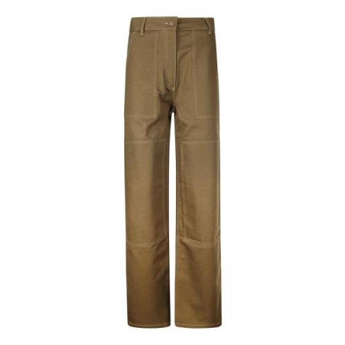 Denim Fall Brown Broek Cecilie Bahnsen , Brown , Dames