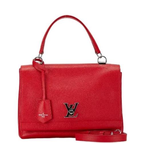 Pre-owned Leather louis-vuitton-bags Louis Vuitton Vintage , Red , Dam...