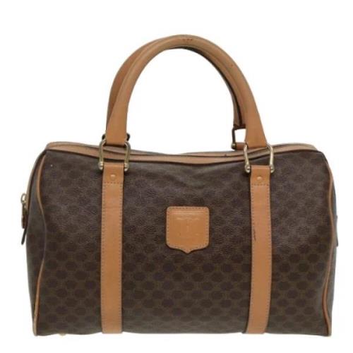 Pre-owned Canvas celine-bags Celine Vintage , Brown , Dames