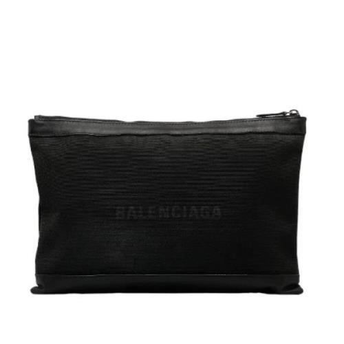 Pre-owned Canvas clutches Balenciaga Vintage , Black , Dames